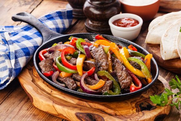 Fajitas de ternera