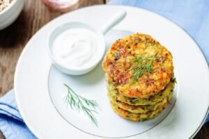 Receta de hamburguesas de calabacín y quinoa