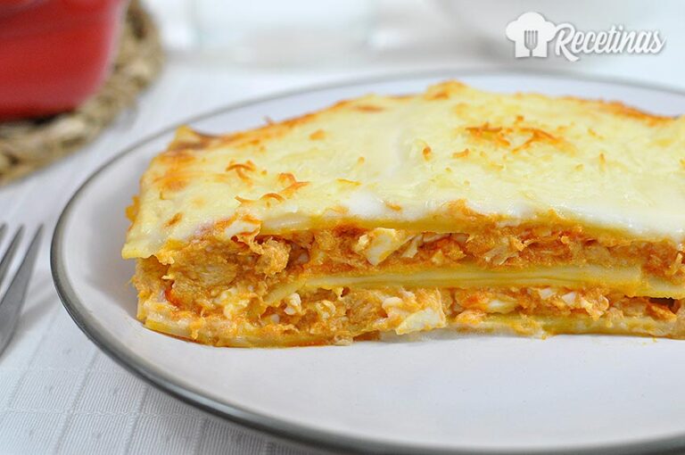 Receta de lasaña de atún
