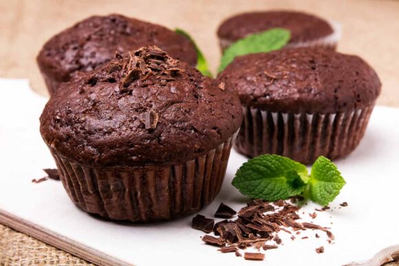 Muffins de chocolate