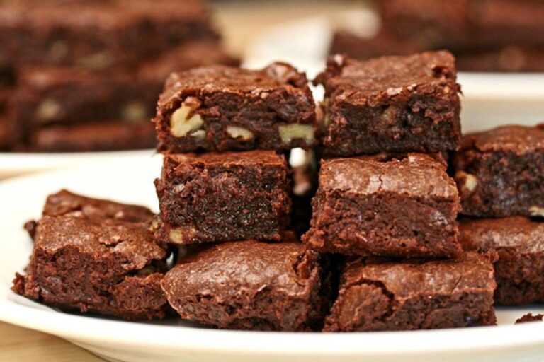Receta de brownies de chocolate con avellanas