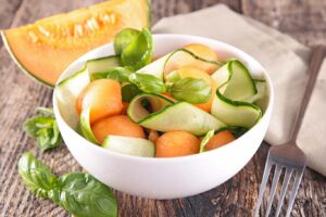 Ensalada de melón y pepino