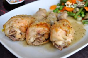 Receta de jamoncitos de pollo al tomillo