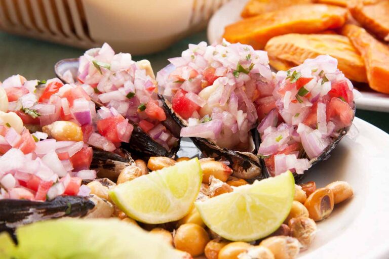 Mejillones a la peruana