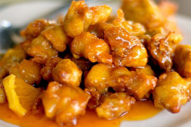 Pollo a la naranja