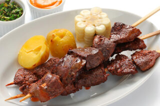 Receta de anticuchos de corazón