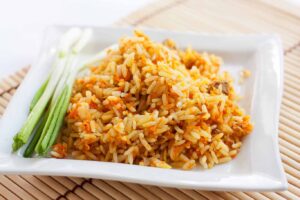 Arroz a la naranja