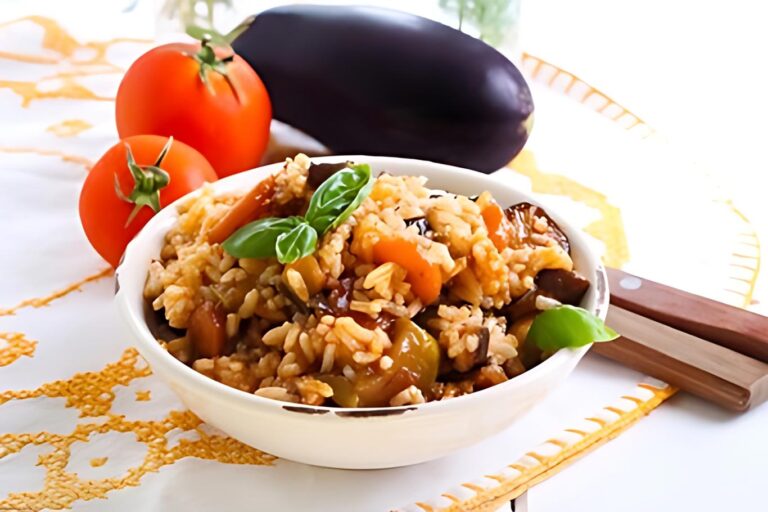 Arroz con berenjenas