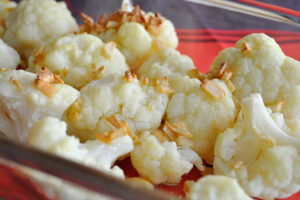 Receta de coliflor al ajillo