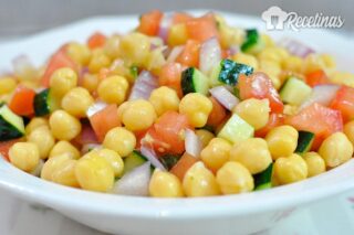 Receta de ensalada de garbanzos