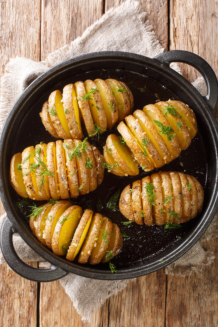 Patatas Hasselback - Recetinas