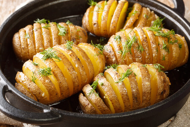 Receta de patatas Hasselback