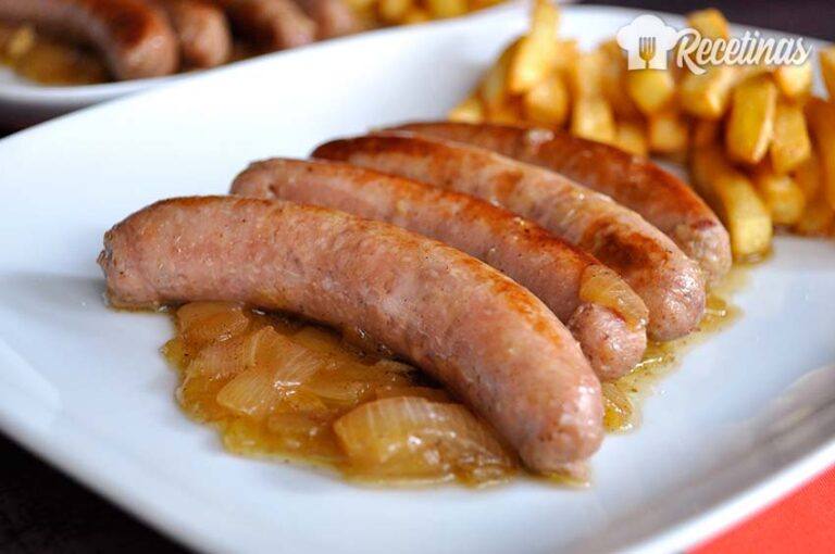 Receta de salchichas al vino