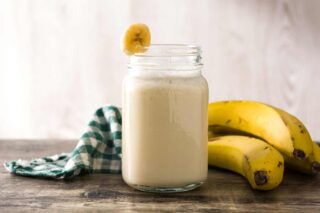 Receta de batido de plátano