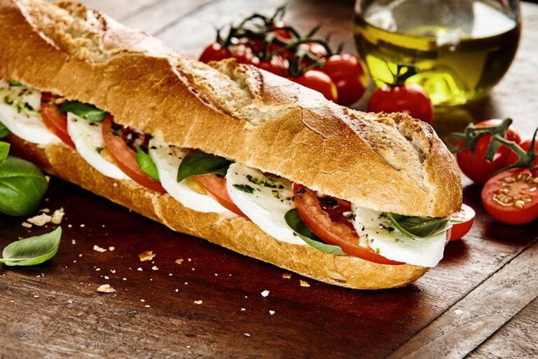 Receta fácil de bocadillo caprese
