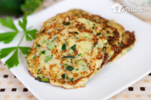 Receta de panqueques de calabacín