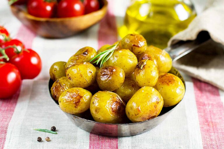 Patatas caramelizadas.