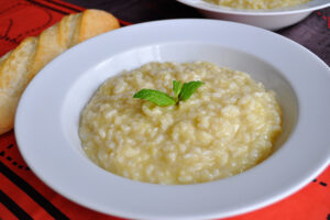 Receta de risotto de calabacín