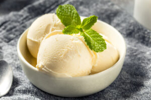 Receta de helado de vainilla