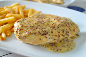 Receta de pechugas de pollo con miel y mostaza