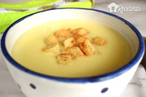 Receta de crema de puerros