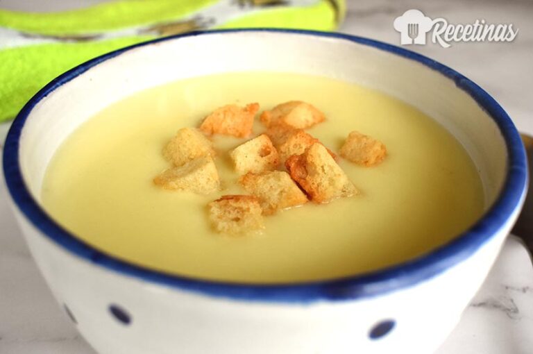 Receta de crema de puerros