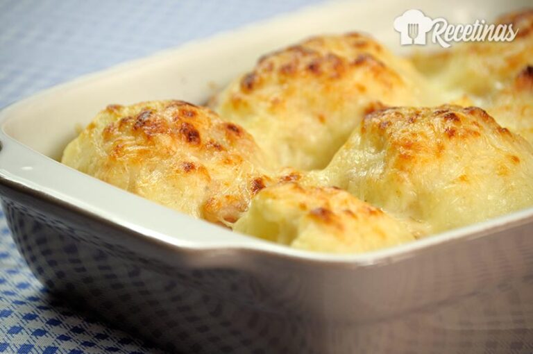 Receta de coliflor gratinada