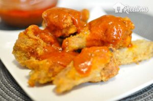 Alitas de pollo picantes