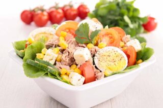 Receta fácil de ensalada con queso de cabra