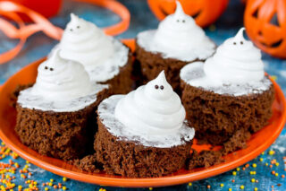 Receta de muffins de Nutella para Halloween