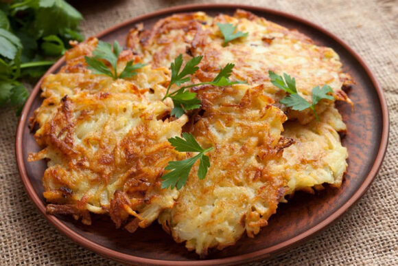 Receta de tortitas de patata y cebolla