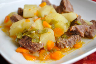 Receta de guiso de ternera con patatas