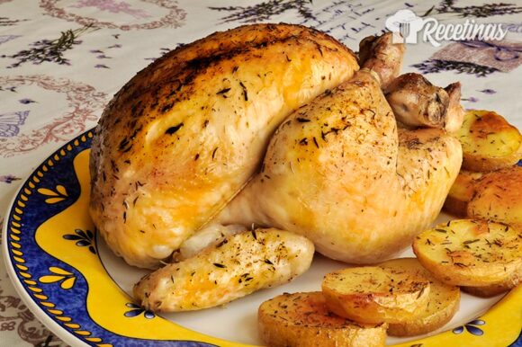 Pollo al horno fácil