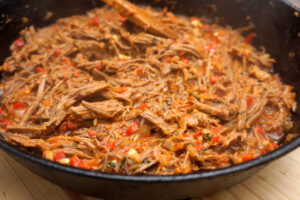 Receta de carne mechada