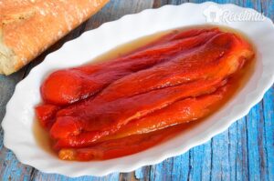 Receta de pimientos asados al horno