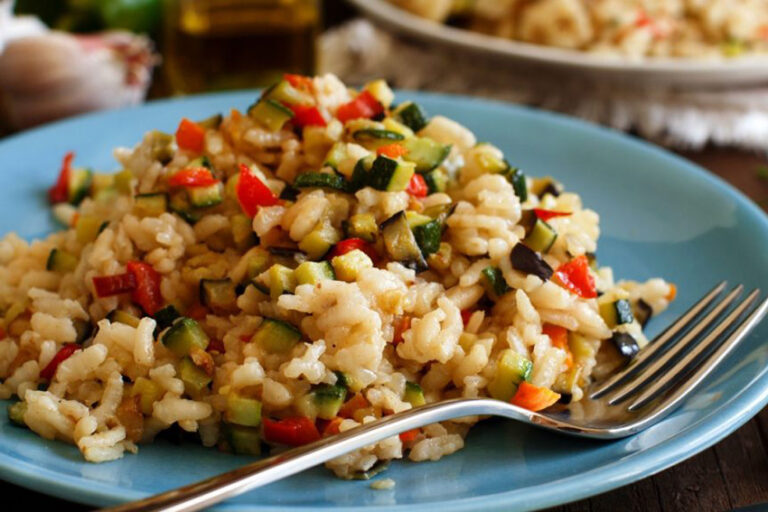 Receta de risotto de verduras
