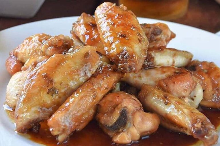 Receta de alitas de pollo con miel y soja