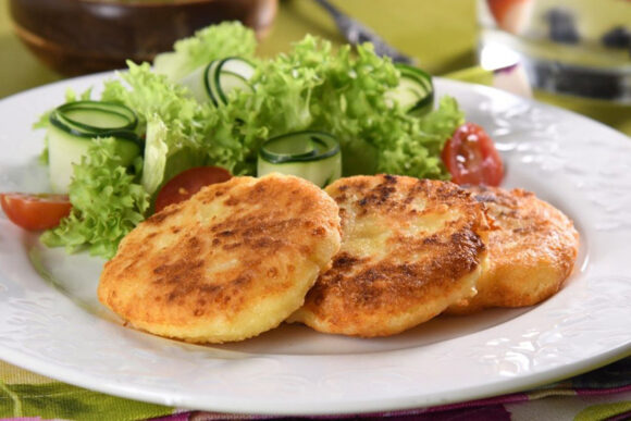 Tortitas de papa y queso