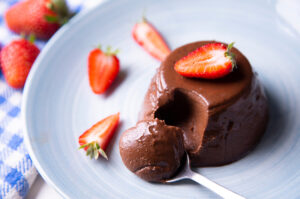 Receta de flan de chocolate casero