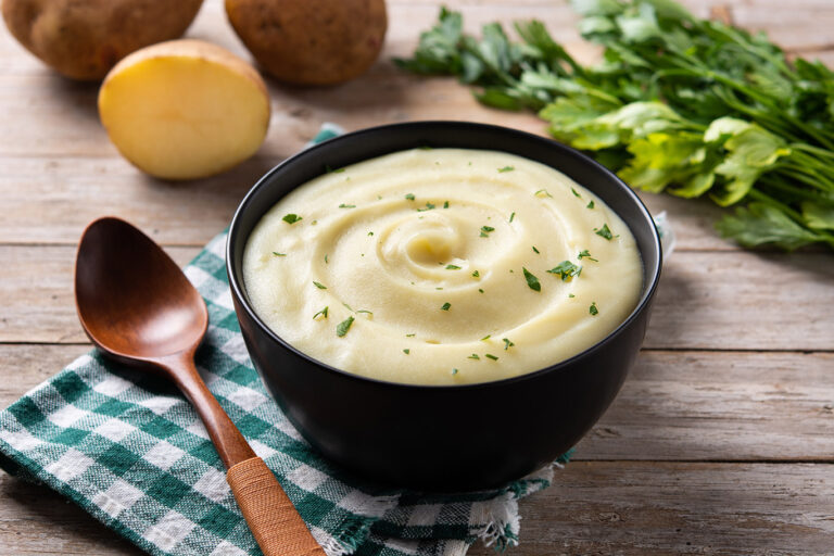 Receta de puré de patatas con queso