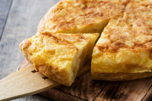 Receta de tortilla de patata y atún