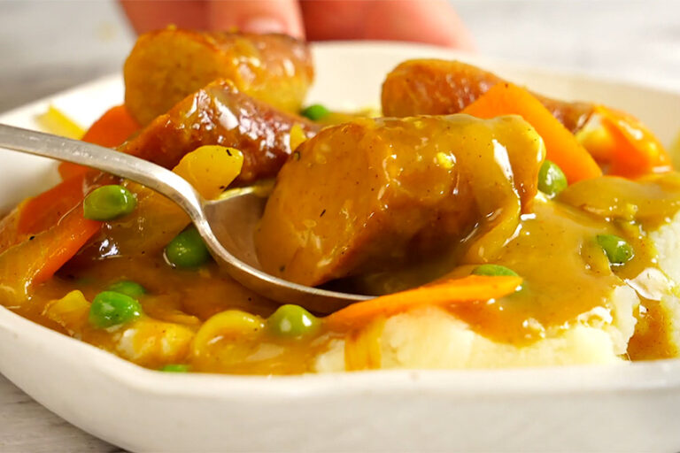 Receta de salchichas al curry