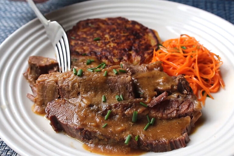 Receta de ternera al horno con salsa de sidra