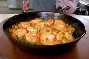 Receta de camarones al tequila