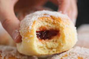 Receta de donas rellenas de mermelada