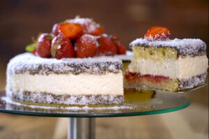Receta de pastel Lamington