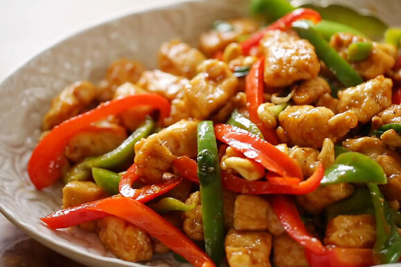 Pollo al estilo oriental