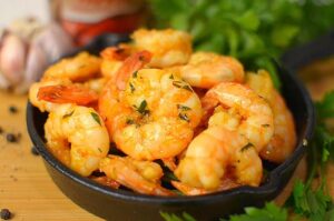 Receta de camarones al mojo de ajo