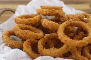 Receta de aros de cebolla crujientes