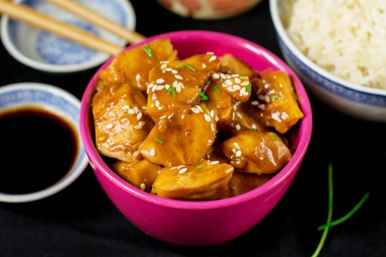 Receta de pollo con sésamo